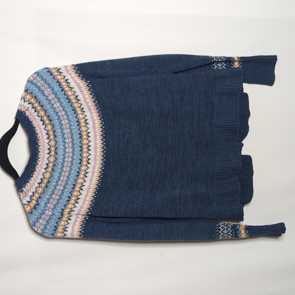 Tiara International faire isle knit cardigan - Picture 7 of 9